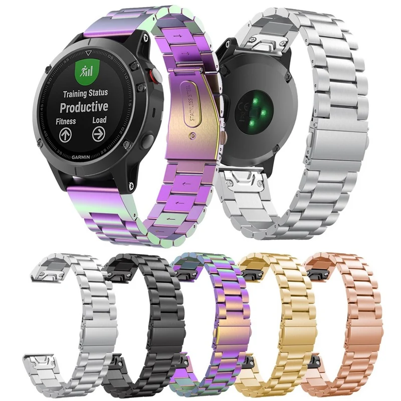 Sehr robust Garmin Fenix 5 Metall armband