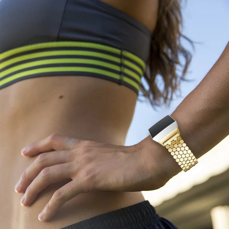 Mega chillig Fitbit Ionic Metall armband