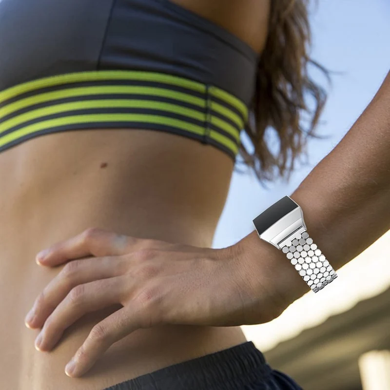 Mega chillig Fitbit Ionic Metall armband