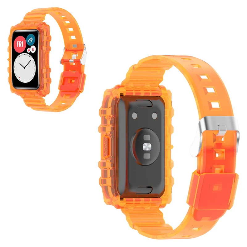Mega pflegeleicht Huawei Watch Fit Silikon / TPU armband