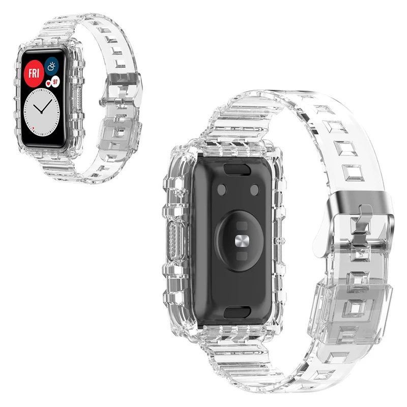 Mega pflegeleicht Huawei Watch Fit Silikon / TPU armband