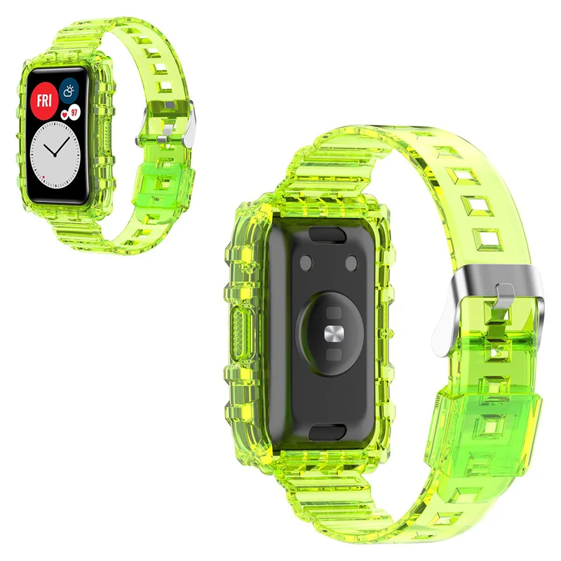 Mega pflegeleicht Huawei Watch Fit Silikon / TPU armband