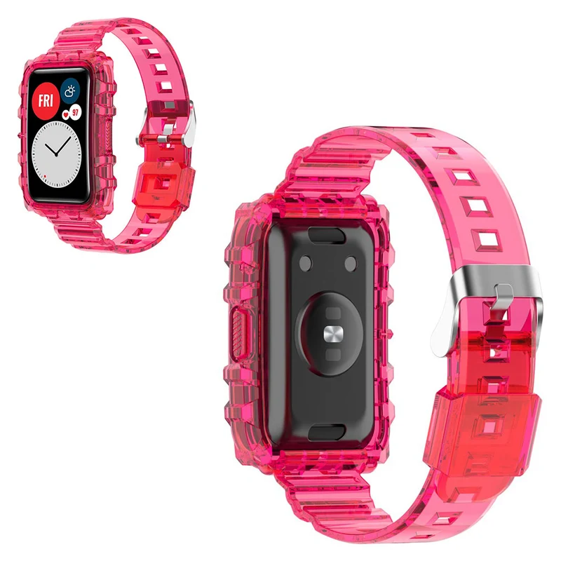 Mega pflegeleicht Huawei Watch Fit Silikon / TPU armband