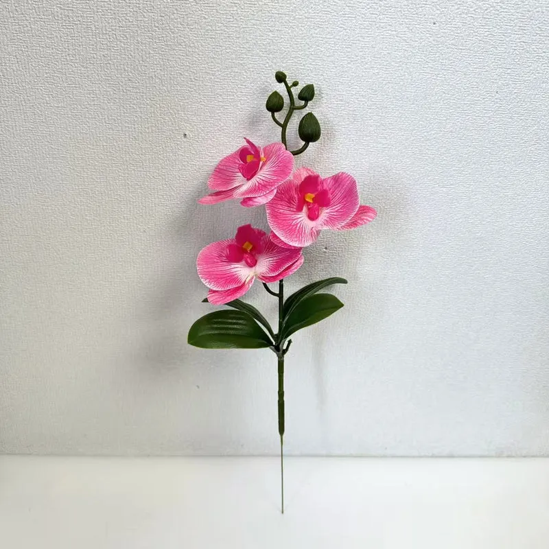 Künstliches Orchideenblütenarrangement für dekorative Wohnraumausstellung