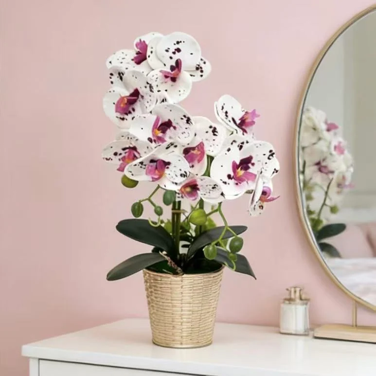 Künstliche Orchidee Florale Anzeige für Innenraumdeko