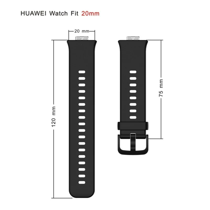 Unglaublich gut Huawei Watch Fit Silikon / TPU armband