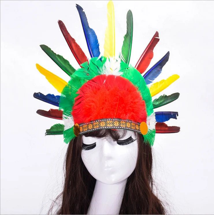 Indianischer Federkopfschmuck