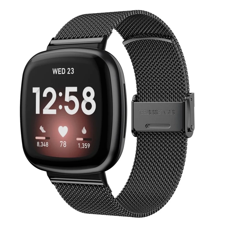 Super bequem Fitbit Versa 3 Metall armband