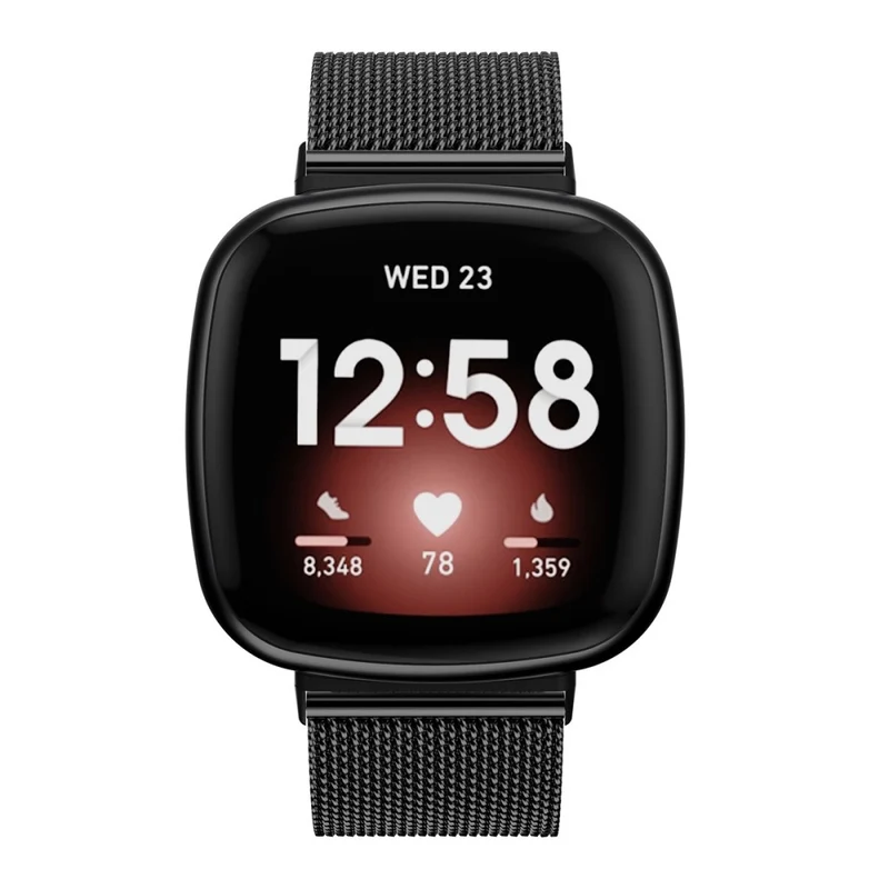 Super bequem Fitbit Versa 3 Metall armband