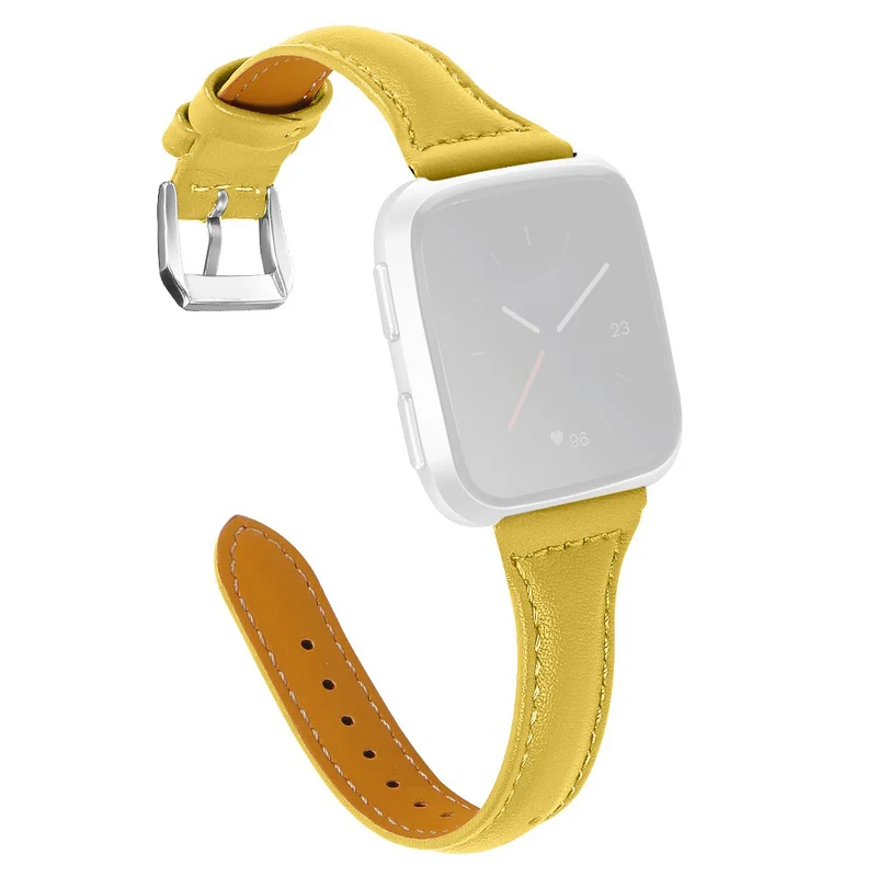 Süß Fitbit Versa 2 / Fitbit Versa Lite Echtes Leder armband