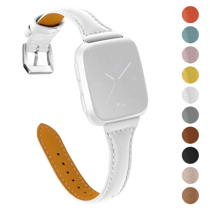 Süß Fitbit Versa 2 / Fitbit Versa Lite Echtes Leder armband