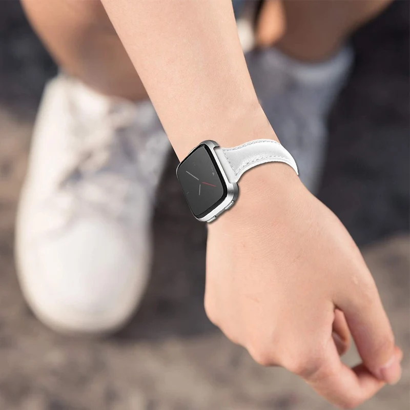 Süß Fitbit Versa 2 / Fitbit Versa Lite Echtes Leder armband