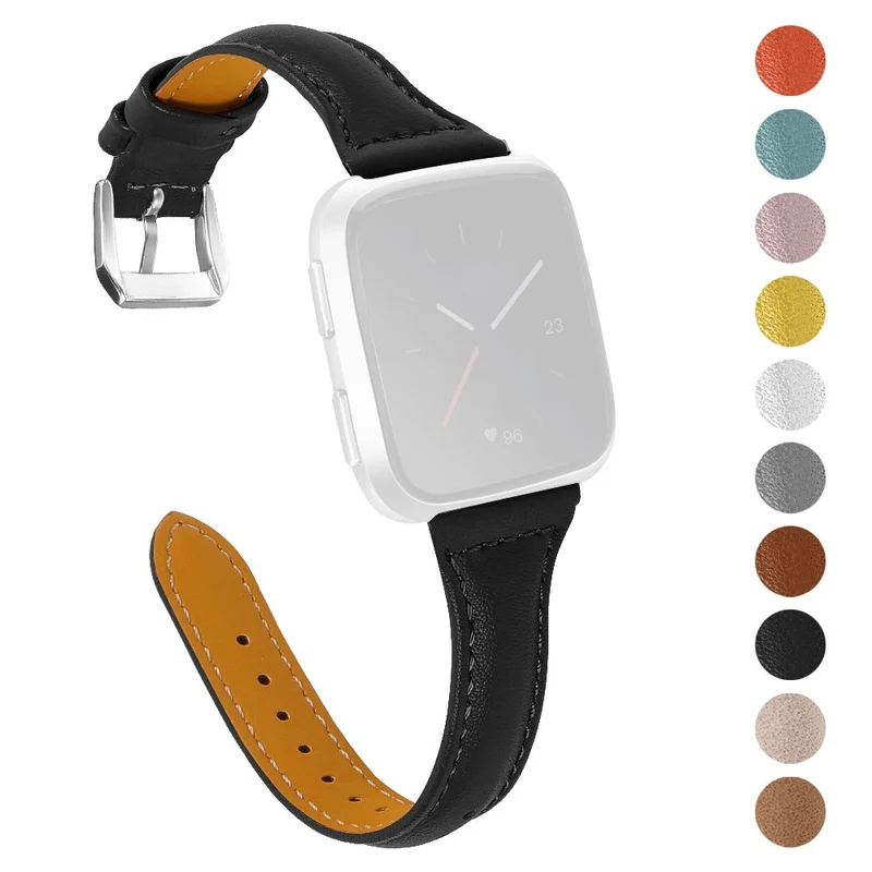 Süß Fitbit Versa 2 / Fitbit Versa Lite Echtes Leder armband