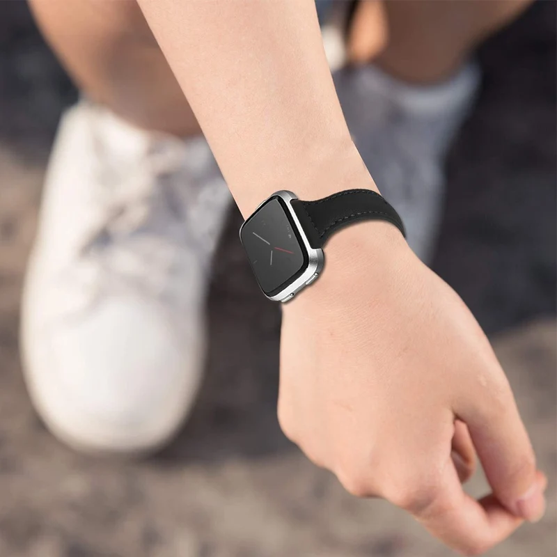Süß Fitbit Versa 2 / Fitbit Versa Lite Echtes Leder armband