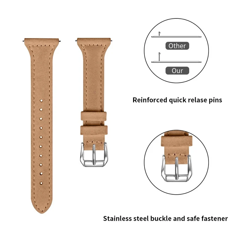 Süß Fitbit Versa 2 / Fitbit Versa Lite Echtes Leder armband