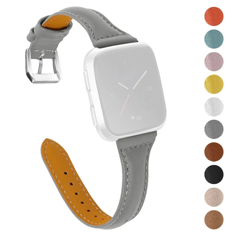 Süß Fitbit Versa 2 / Fitbit Versa Lite Echtes Leder armband