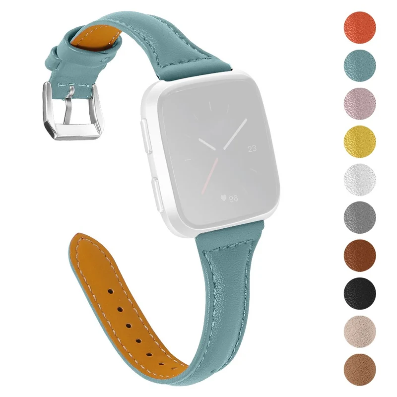 Süß Fitbit Versa 2 / Fitbit Versa Lite Echtes Leder armband