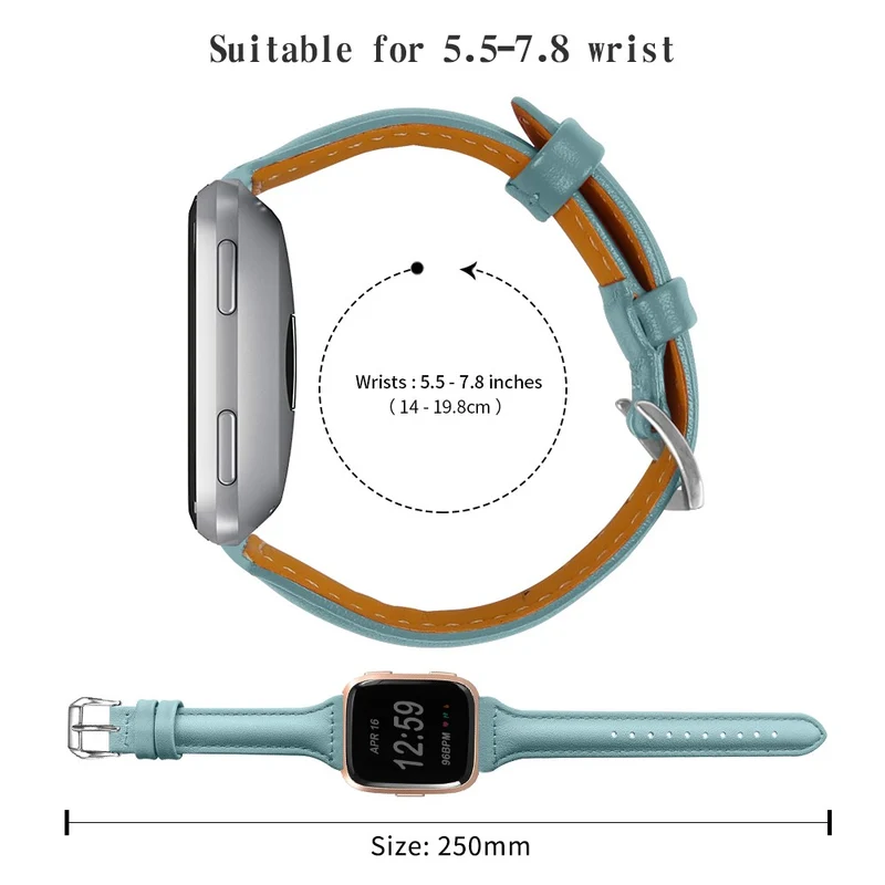 Süß Fitbit Versa 2 / Fitbit Versa Lite Echtes Leder armband