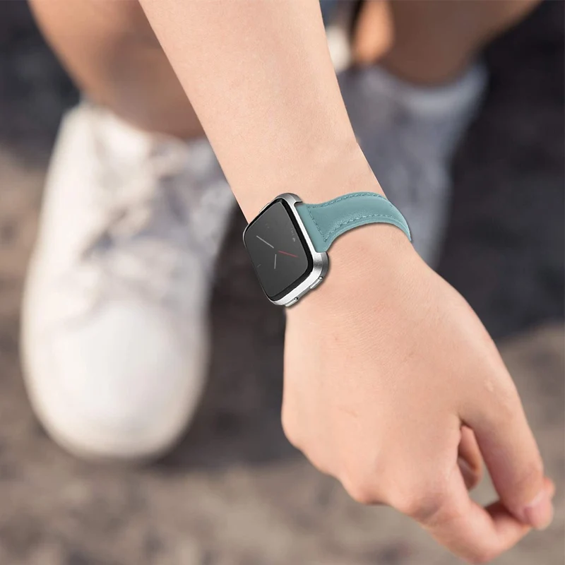 Süß Fitbit Versa 2 / Fitbit Versa Lite Echtes Leder armband