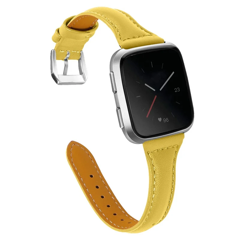 Süß Fitbit Versa 2 / Fitbit Versa Lite Echtes Leder armband