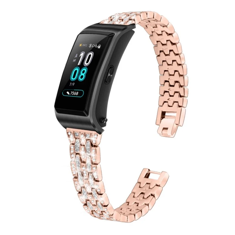 Modisch Huawei TalkBand B5 Metall und Strass armband