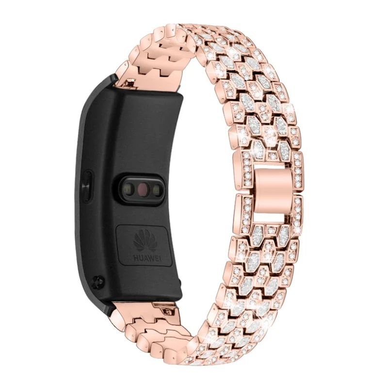 Modisch Huawei TalkBand B5 Metall und Strass armband