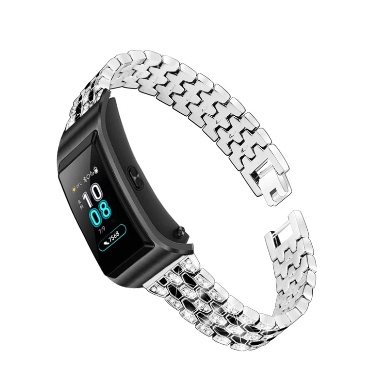 Modisch Huawei TalkBand B5 Metall und Strass armband