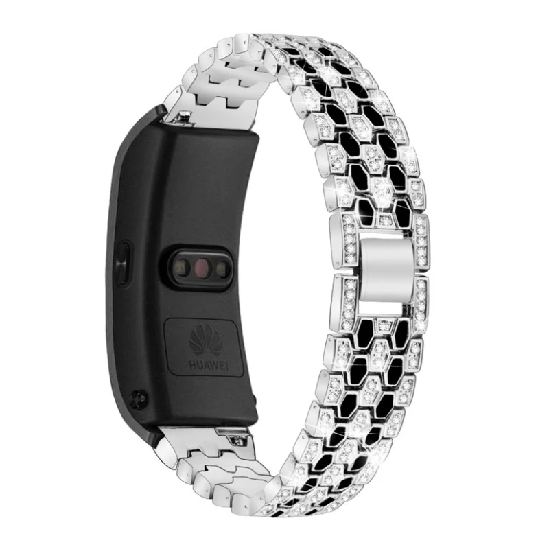 Modisch Huawei TalkBand B5 Metall und Strass armband