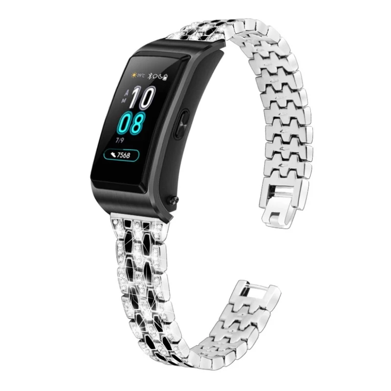 Modisch Huawei TalkBand B5 Metall und Strass armband