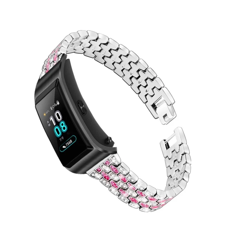 Modisch Huawei TalkBand B5 Metall und Strass armband