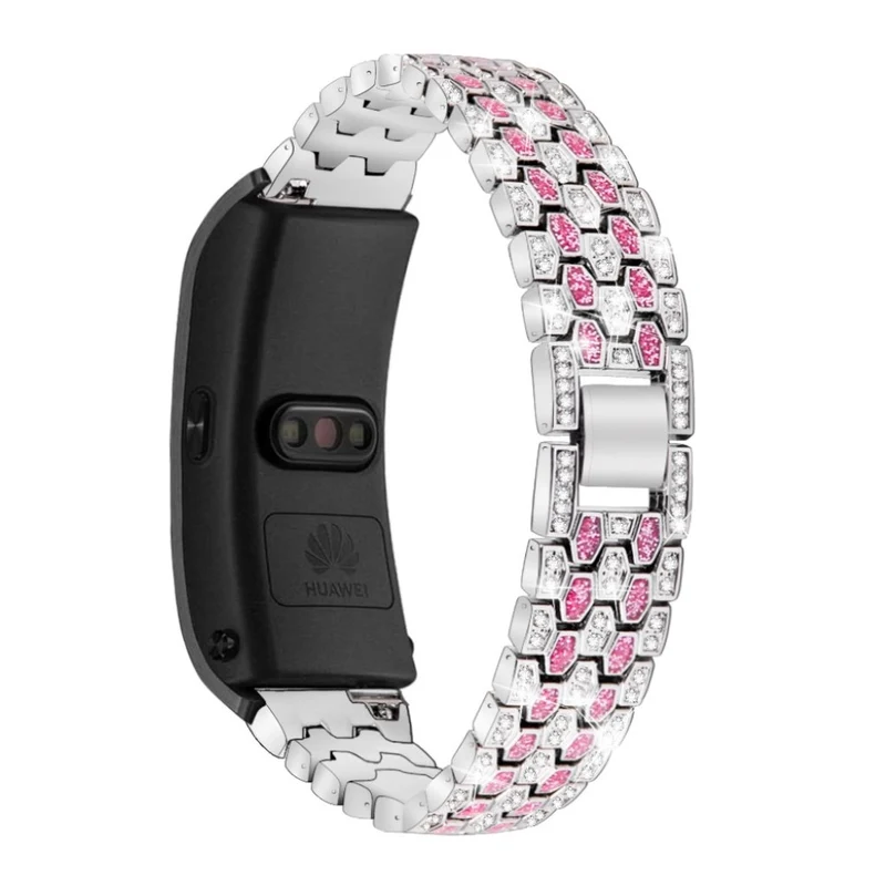 Modisch Huawei TalkBand B5 Metall und Strass armband