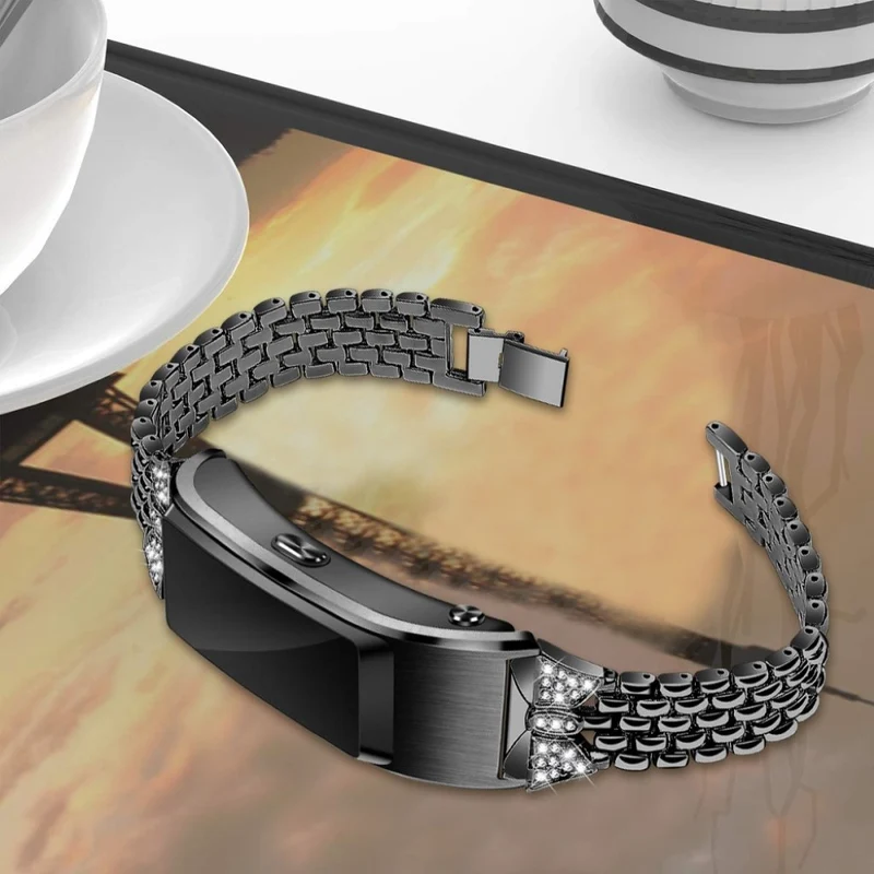 Großartig Huawei TalkBand B5 Metall und Strass armband