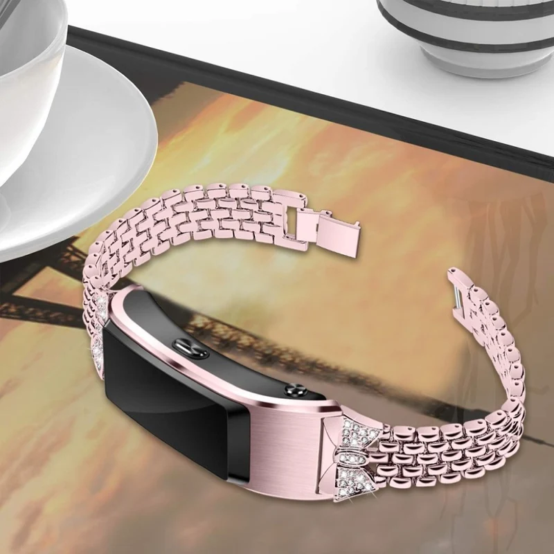 Großartig Huawei TalkBand B5 Metall und Strass armband