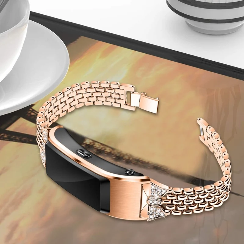 Großartig Huawei TalkBand B5 Metall und Strass armband