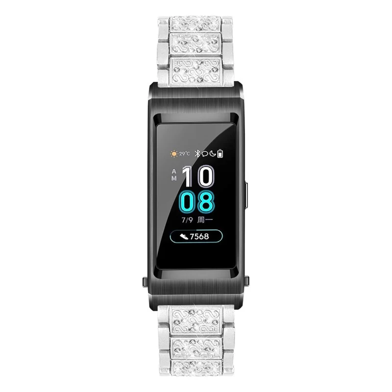 Sehr stilvoll Huawei TalkBand B5 Metall und Strass armband