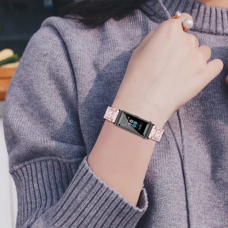 Sehr stilvoll Huawei TalkBand B5 Metall und Strass armband