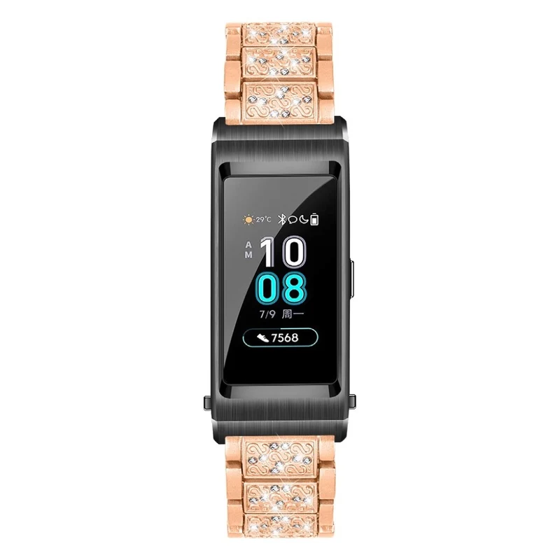 Sehr stilvoll Huawei TalkBand B5 Metall und Strass armband