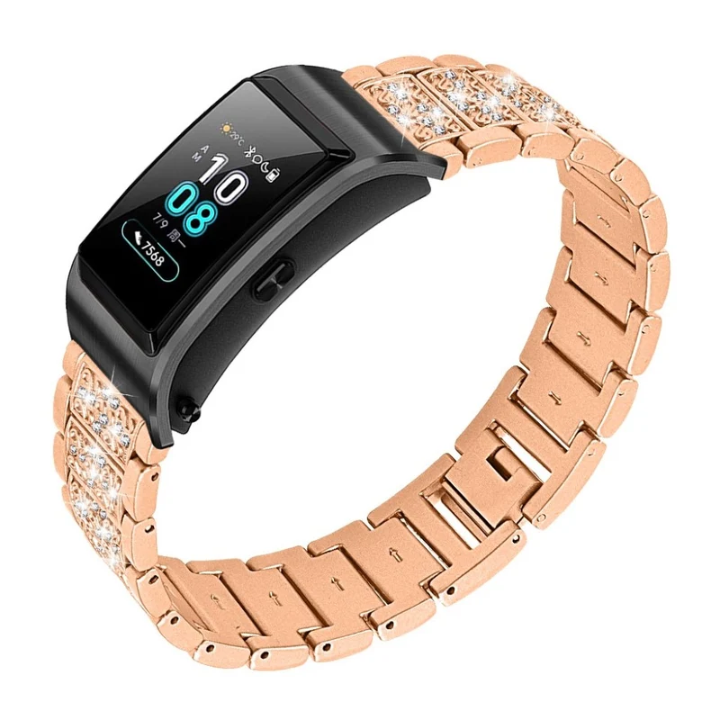 Sehr stilvoll Huawei TalkBand B5 Metall und Strass armband