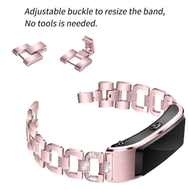 Fantastisch Huawei TalkBand B5 Metall und Strass armband