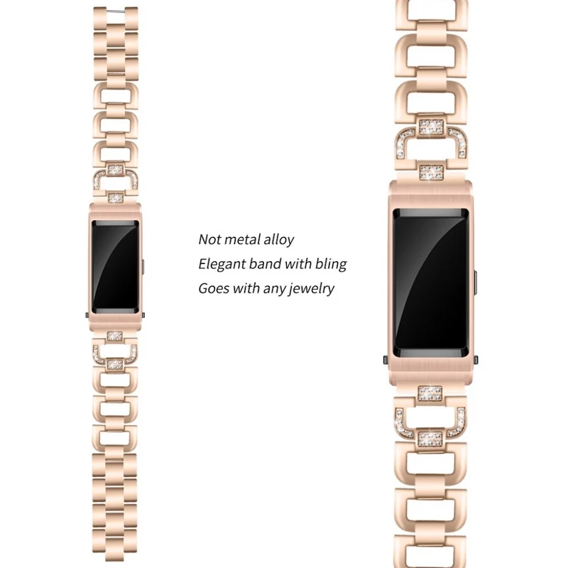 Fantastisch Huawei TalkBand B5 Metall und Strass armband
