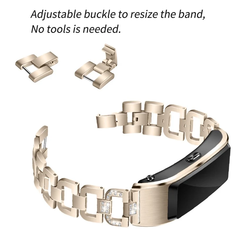 Fantastisch Huawei TalkBand B5 Metall und Strass armband