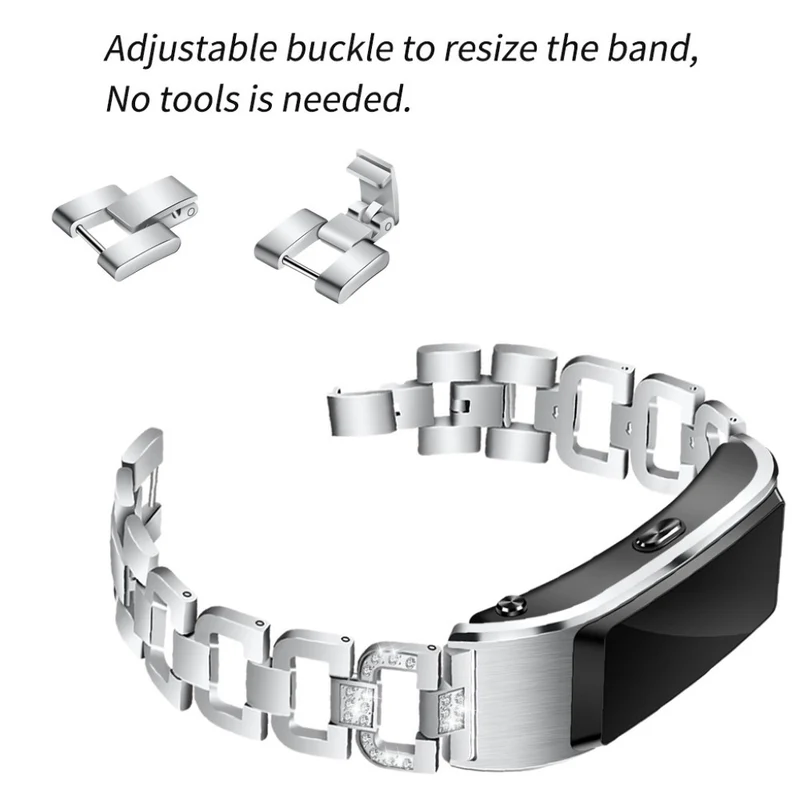 Fantastisch Huawei TalkBand B5 Metall und Strass armband