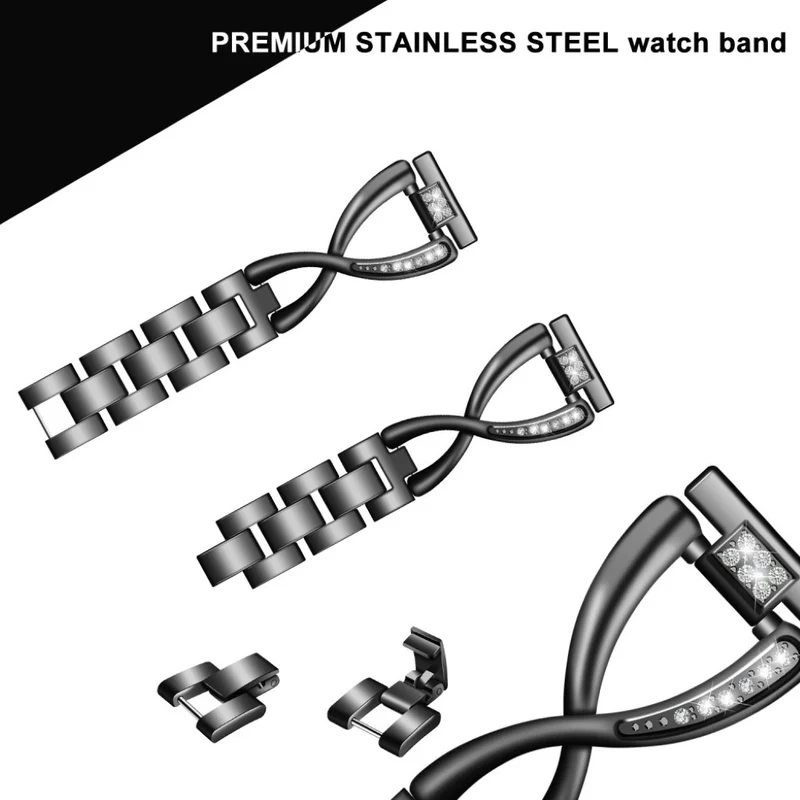 Mega zäh Huawei TalkBand B5 Metall und Strass armband