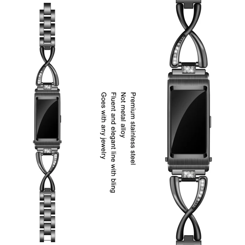 Mega zäh Huawei TalkBand B5 Metall und Strass armband