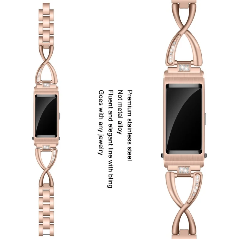 Mega zäh Huawei TalkBand B5 Metall und Strass armband