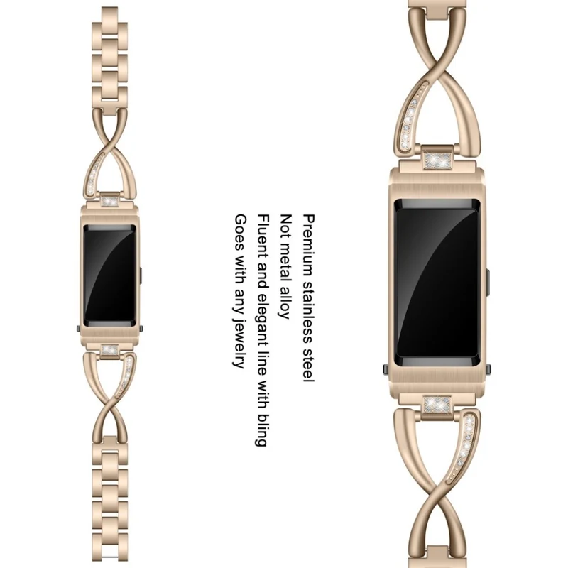 Mega zäh Huawei TalkBand B5 Metall und Strass armband