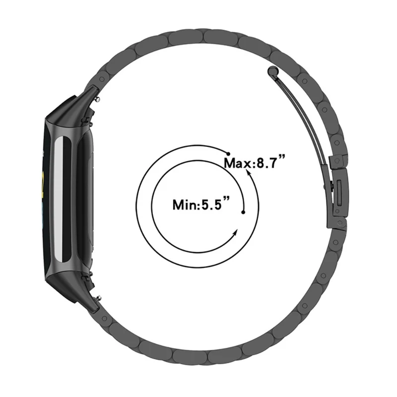 Auffallend schön Fitbit Charge 5 Metall armband