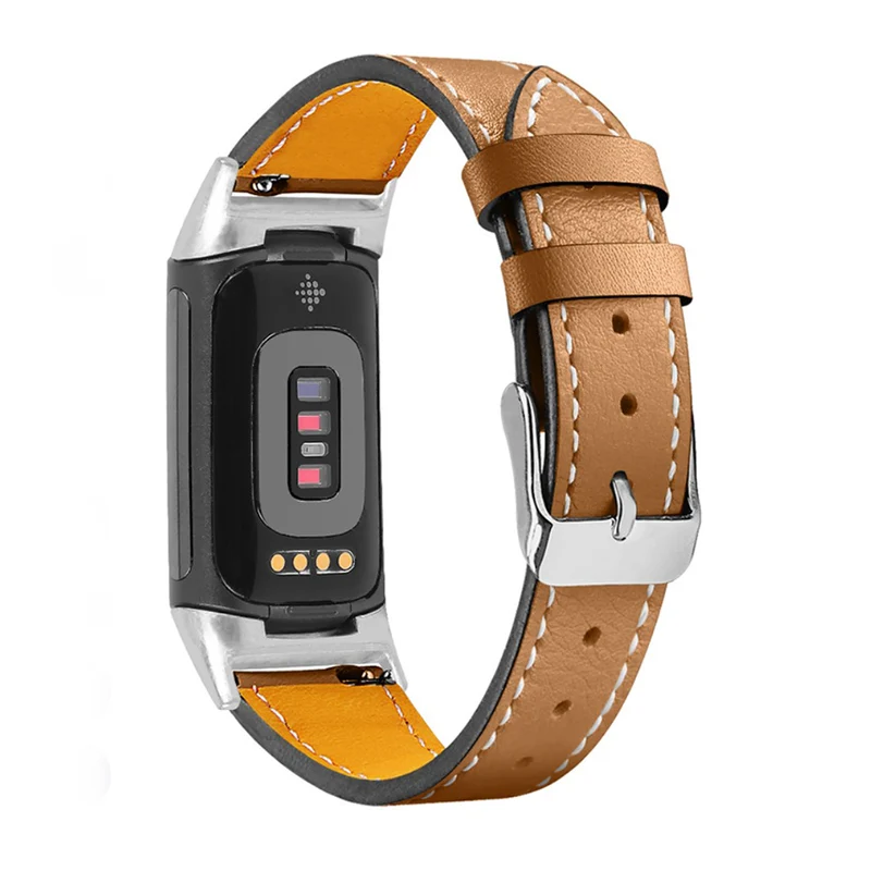 Fantastisch Fitbit Charge 5 Echtes Leder armband