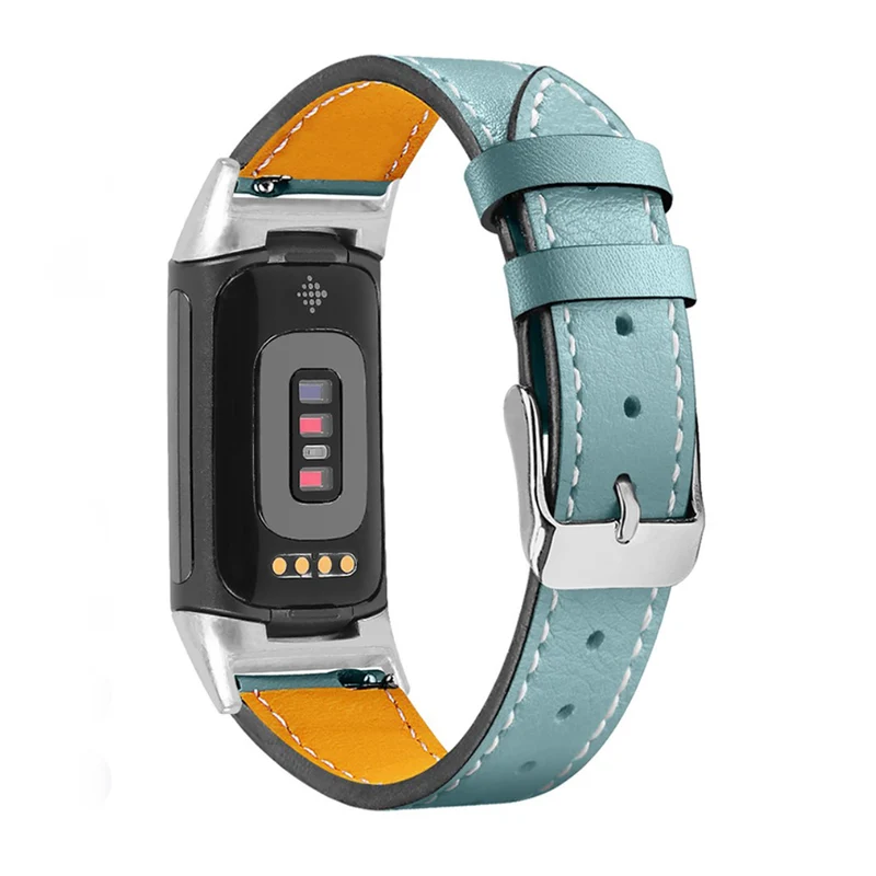 Fantastisch Fitbit Charge 5 Echtes Leder armband