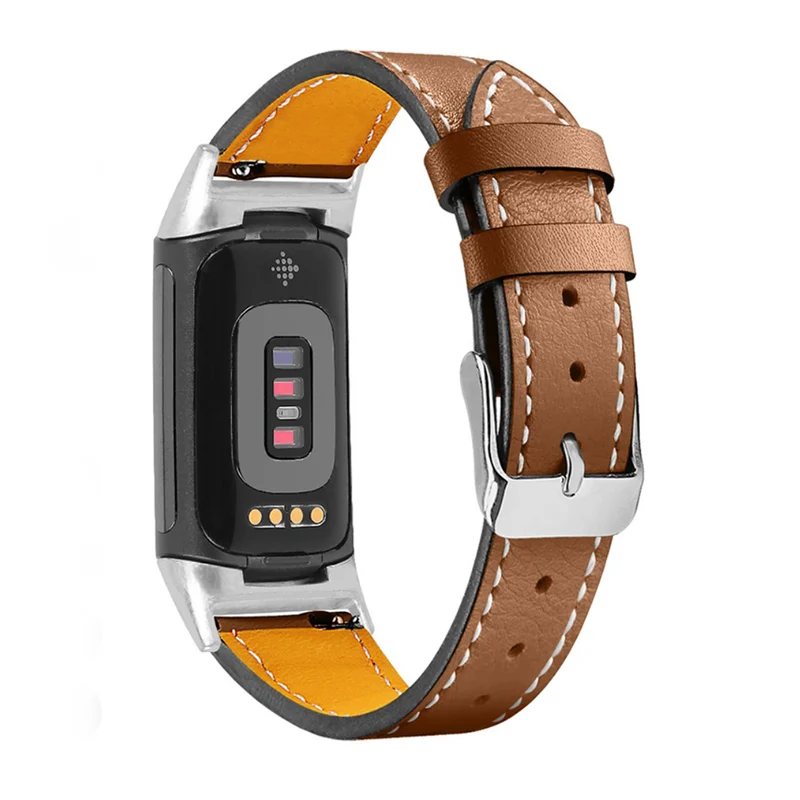 Fantastisch Fitbit Charge 5 Echtes Leder armband